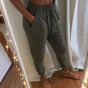 Comfy army green joggers